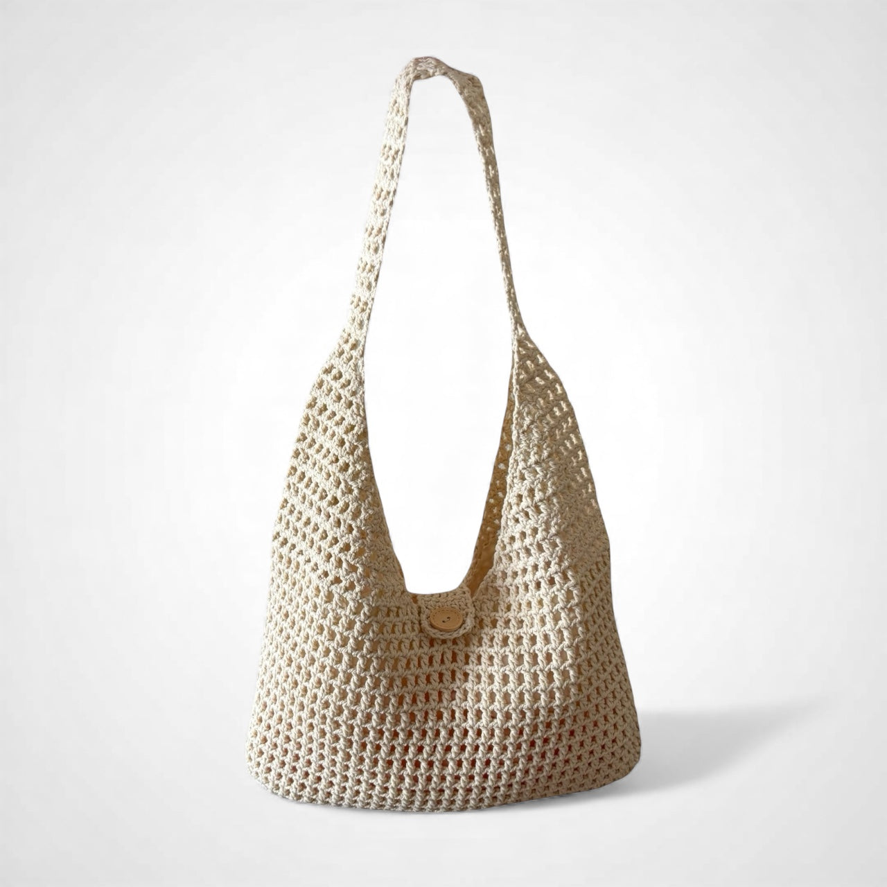 Crochet Shoulder Bag – Lightweight Summer Tote
