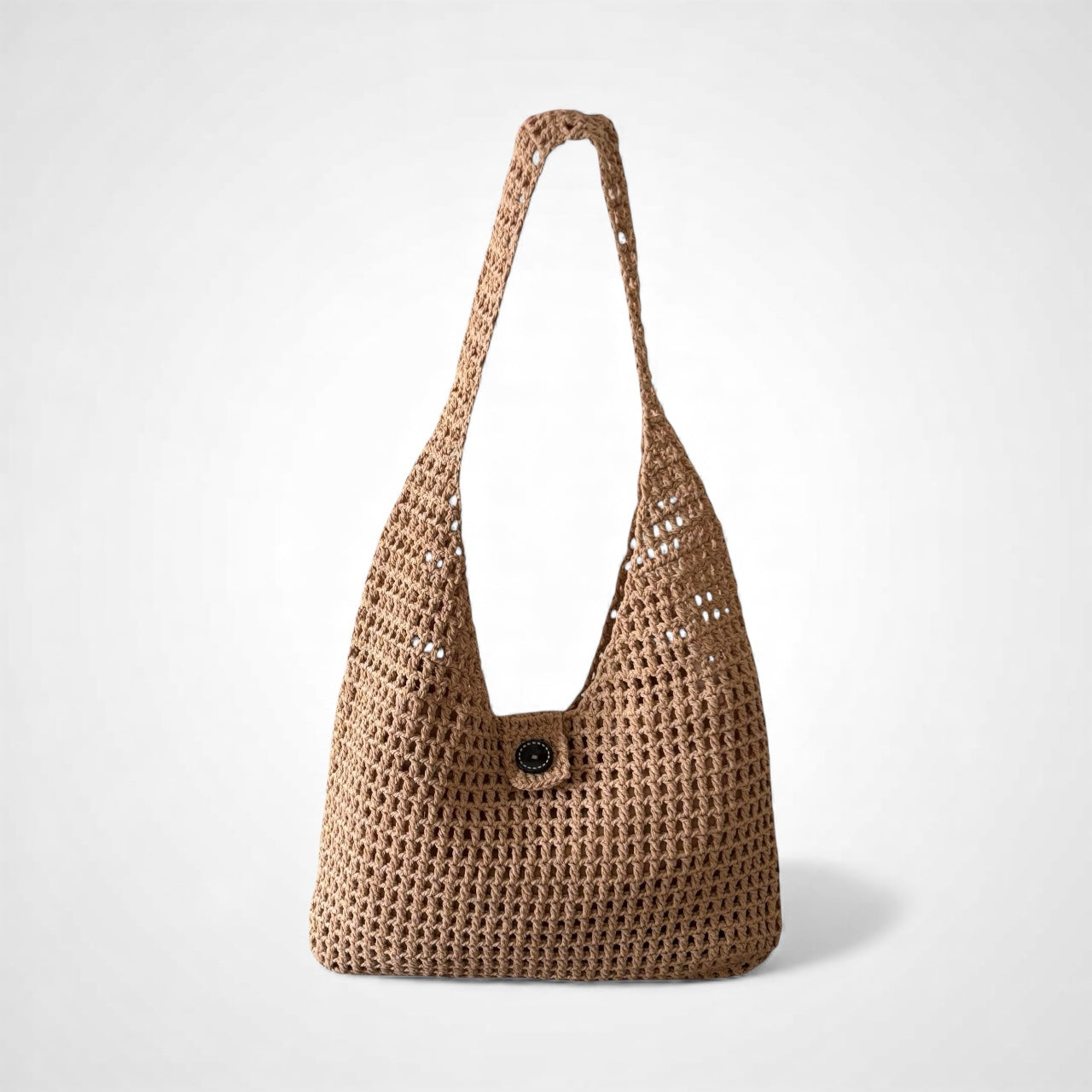 Crochet Shoulder Bag – Lightweight Summer Tote