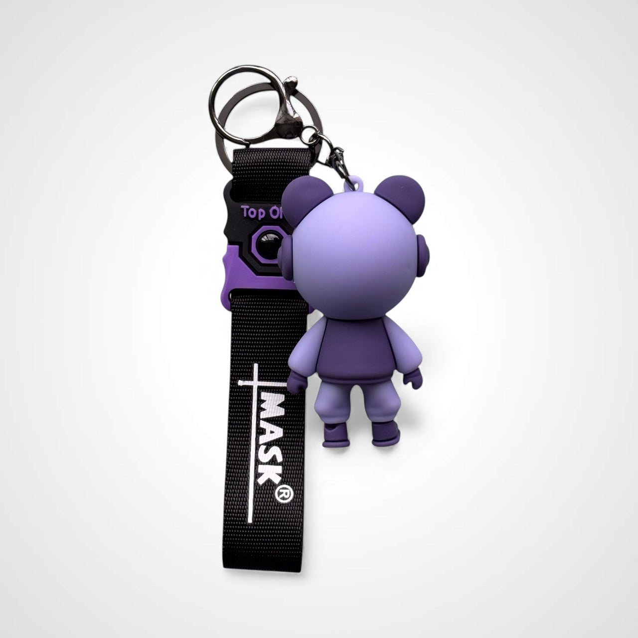 Astronaut Bear Keychain with Strap – Cute Bag & Backpack Charm