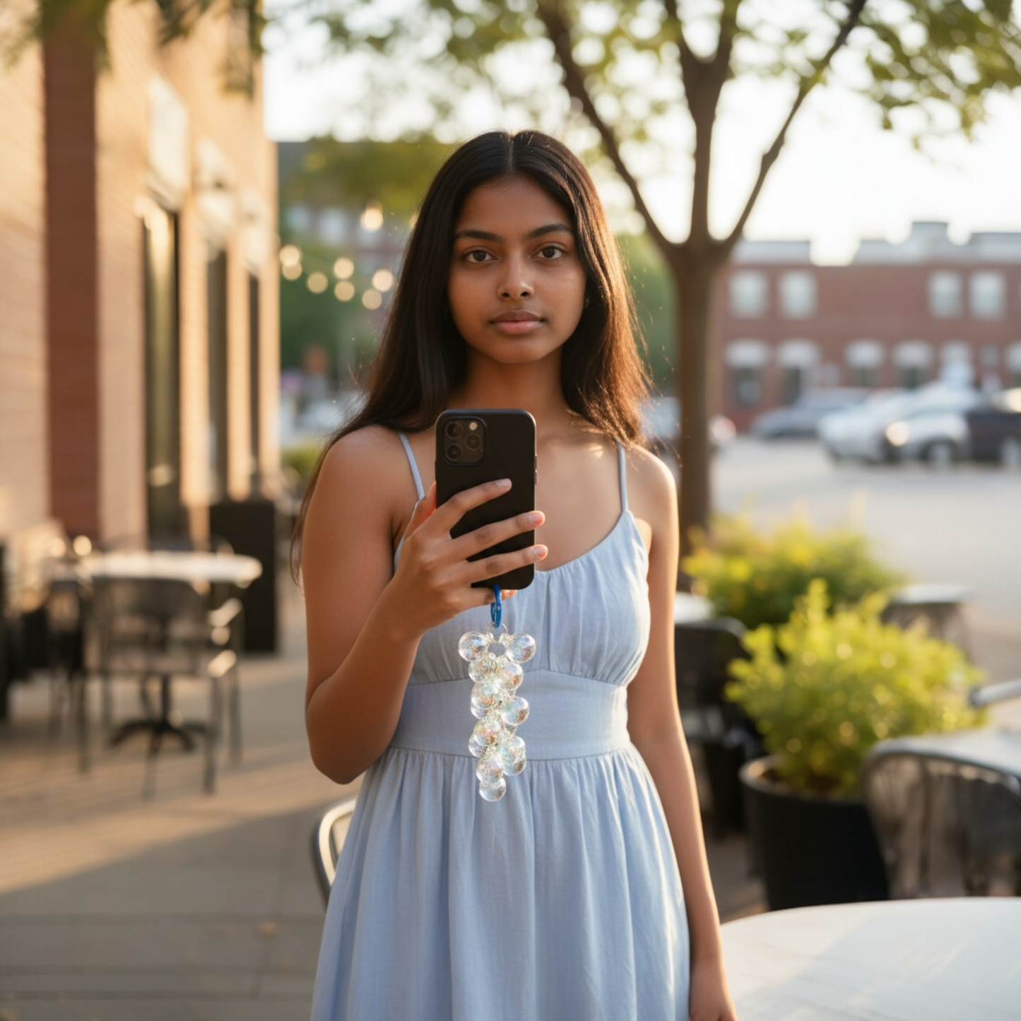 Shiny Bubble Cluster Keychain – Bag & Phone Charm