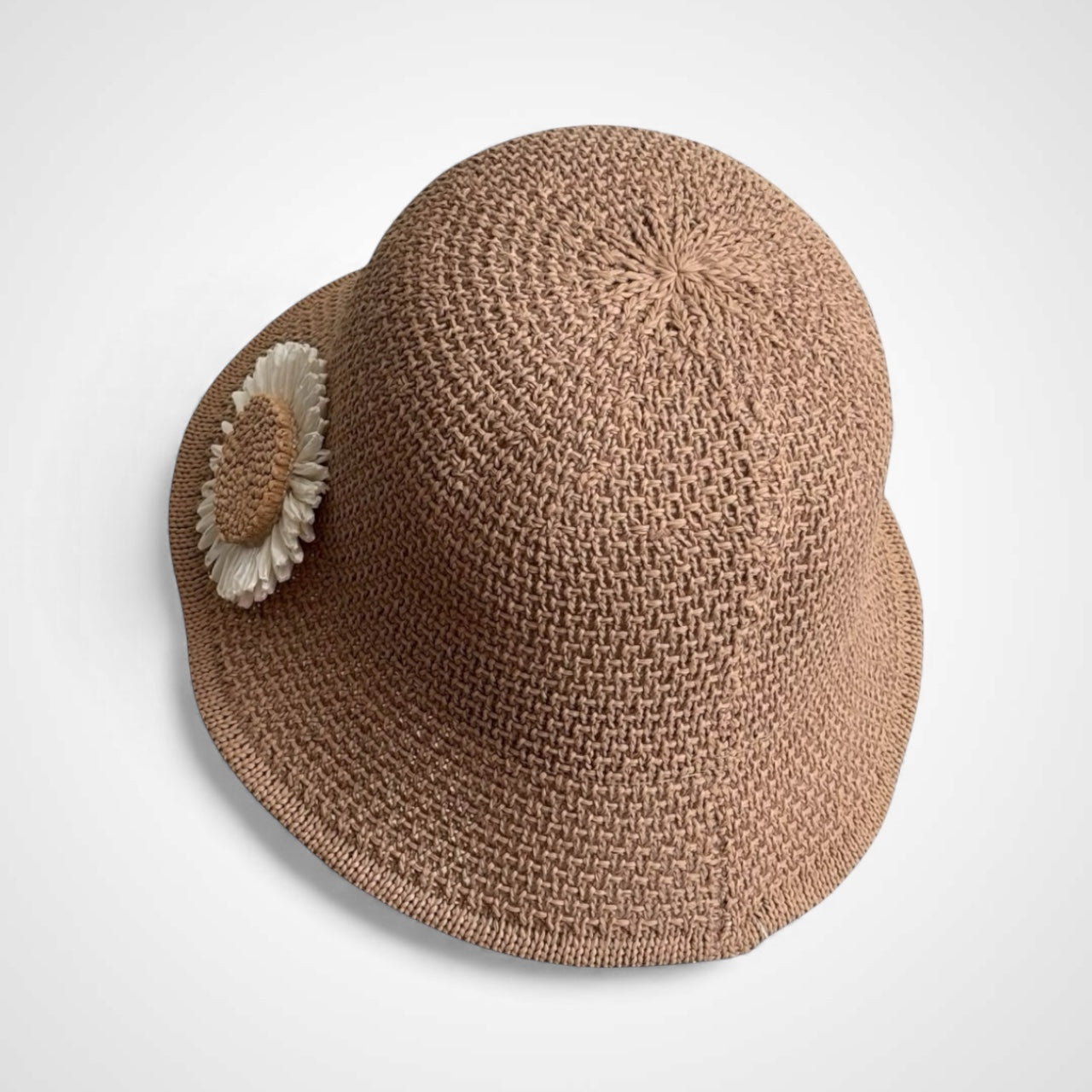 Daisy Crochet Sun Hat-2 Colors