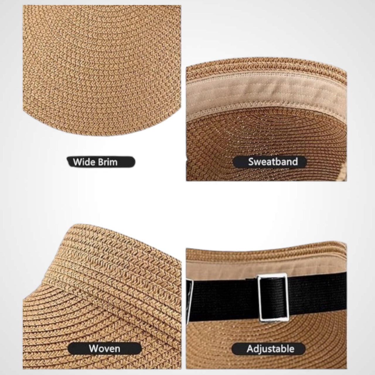 Wide Brim Summer Sun Visor-2 Colors