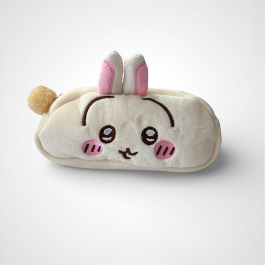 Kawaii Plush Bunny Pencil Case Pouch